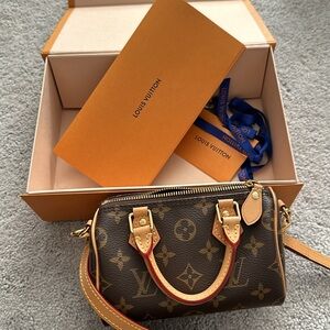 Louis Vuitton Nano Speedy Monogram Women's Bag EXCELLENT CONDITION